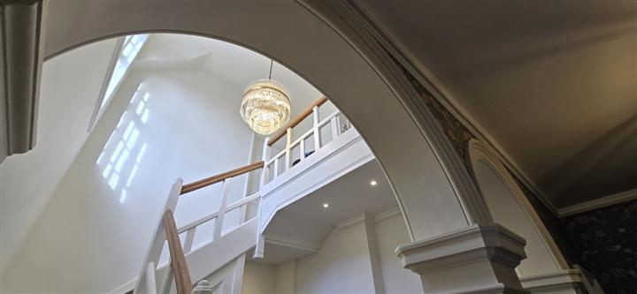 Stairwell chandelier
